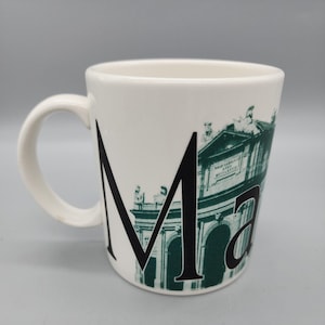 Starbucks 2002 City Collector Series Madrid Coffee/Tea Mug - 16 Oz