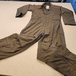 Military Flight Suit Size 40R Flyers Summer Coveralls CWU-27/P