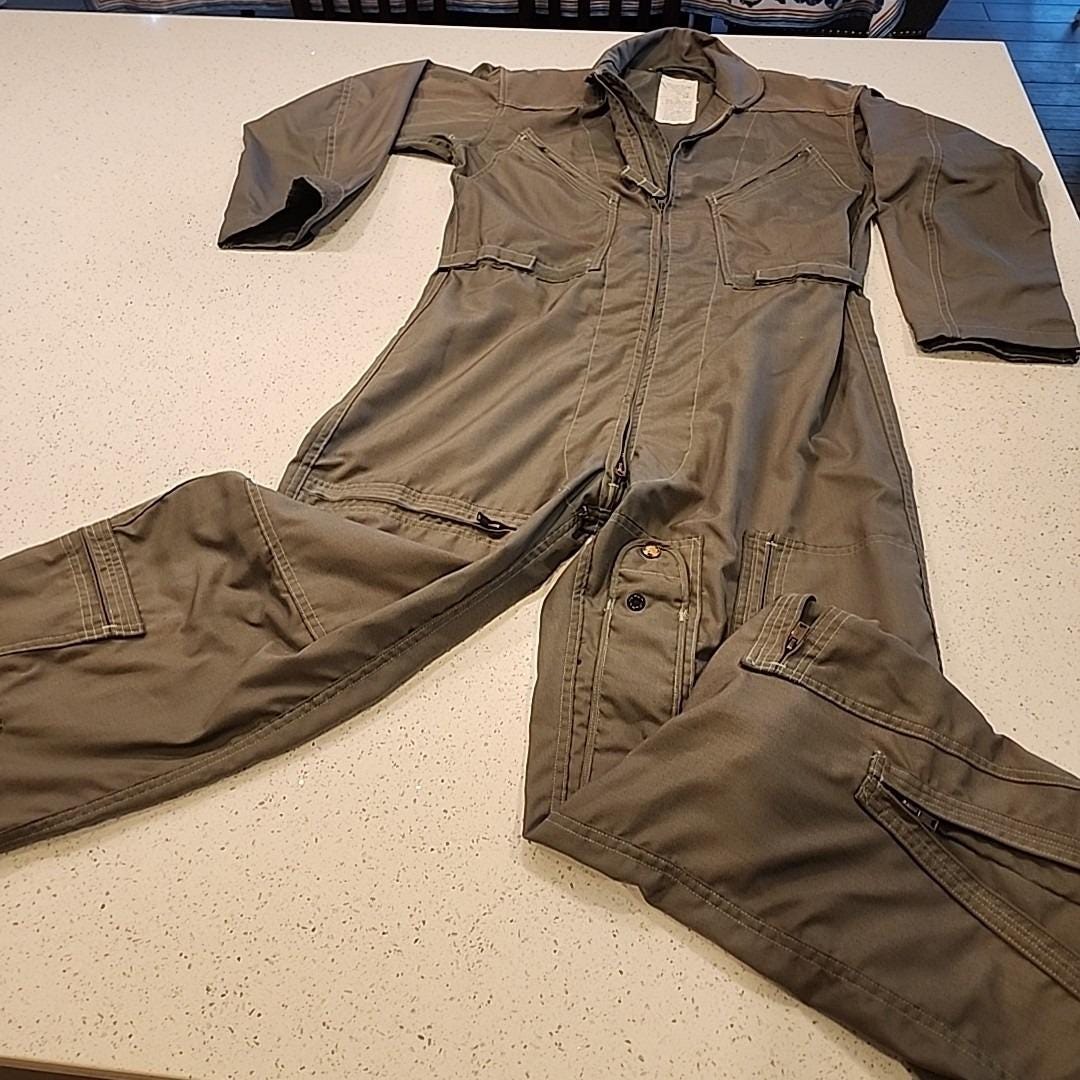 COVERALLS FLYERS  CWU-64P フライトスーツ　40S CWU-64/P Fire Retardant Coverall— Sage – SEICO