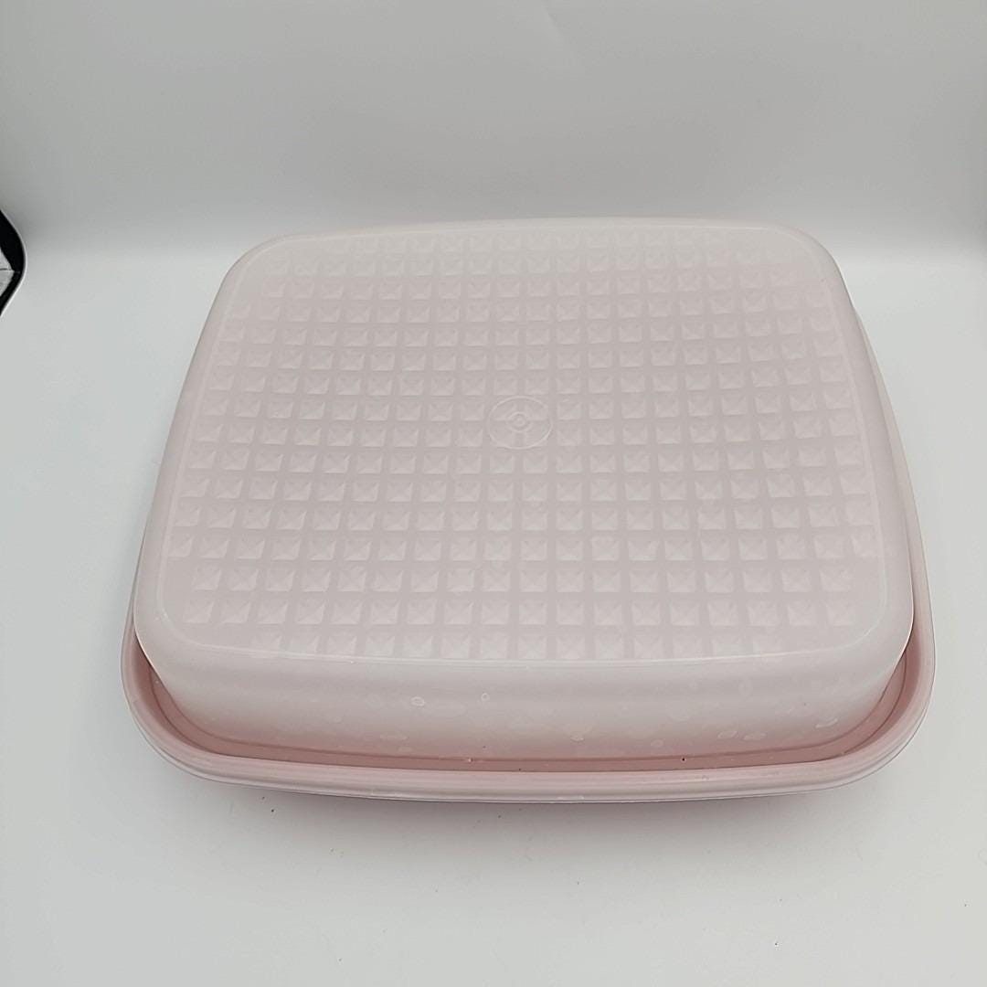 Tupperware Bottom Vintage Tupperware Red Meat Marinade Container Large Bottom 1294-6 Lid ...