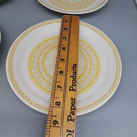 フランシスコ会陶器 ハシエンダ ゴールド サラダプレート 2枚 8 3/8