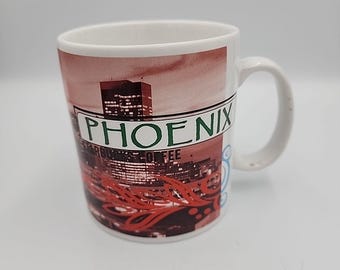 Taza de café Starbucks City Scenes Phoenix Arizona Serie 1999, 20 oz.