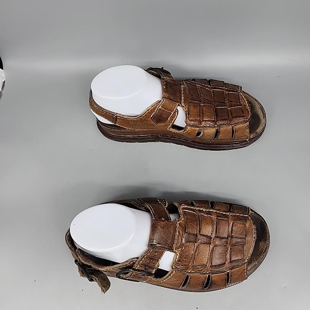 Doc Dr. Martens Vintage Leather Fisherman Brown Sandals  display picture 1
