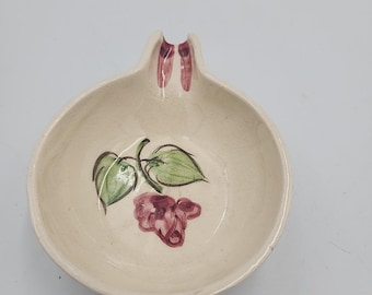 Vintage Handmade Ashtray 1 Slot Ceramic 3.5"