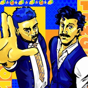 Lemon & Tangerine Print!!- Bullet Train