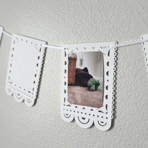 Papel Picado Photo Banner Backdrop Birthday Decor Garland Fiesta Party Decoration Bachelorette Party Wedding Decor Babyshower Talavera