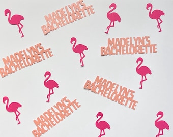 Last Flamingle Flamingo Bachelorette Party Decor Confetti Tropical Birthday Party Bridal Shower Last Toast on the Coast Pink Bachelorette