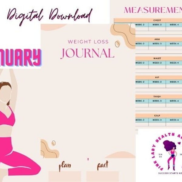 January Weight Loss Journal