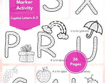 Alphabet Dot Marker Activity: Toddler & Preschool Learning (PDF)