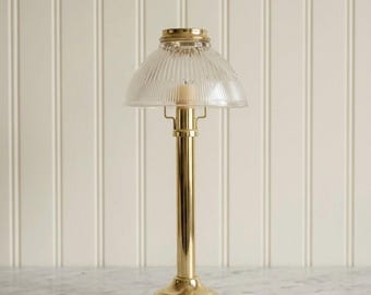 Vintage tabletop spring loaded candle lamp from Party lite