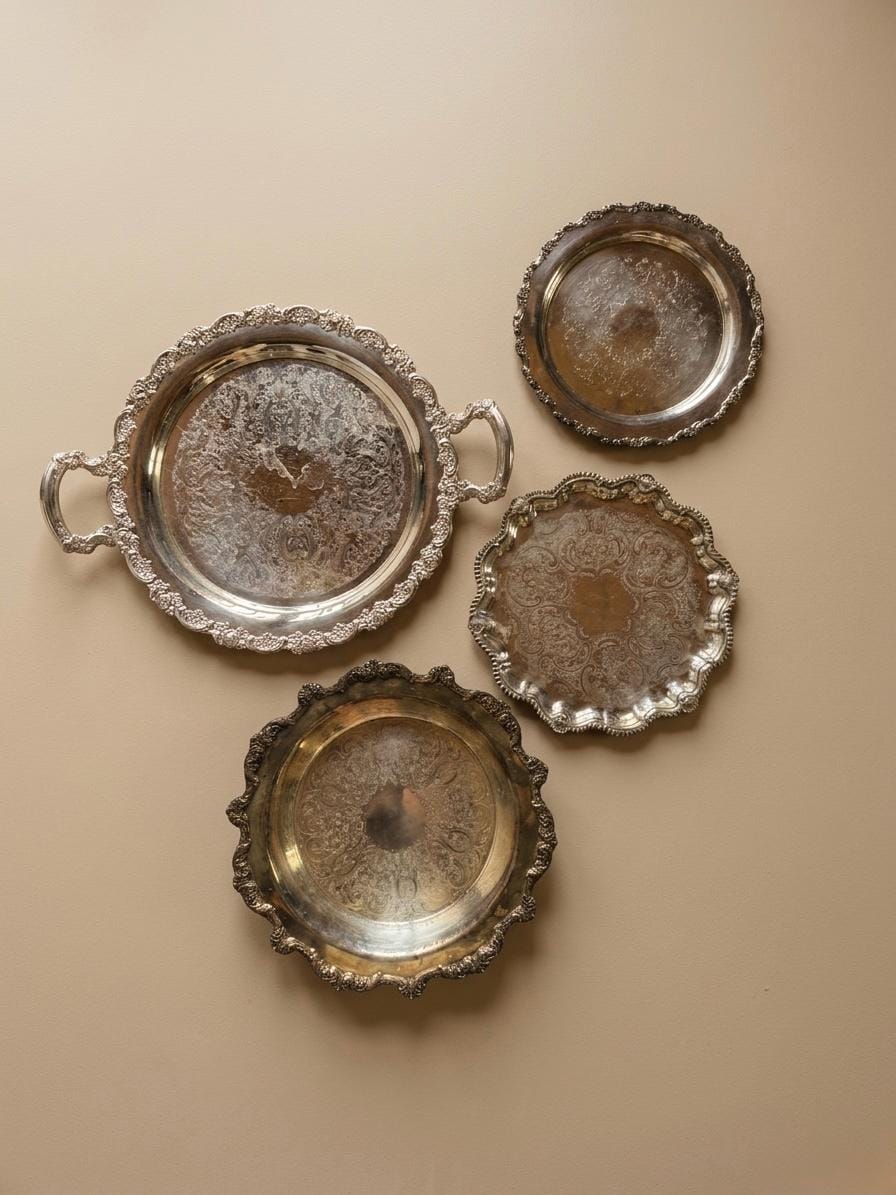 Vintage silver plate - Etsy 日本