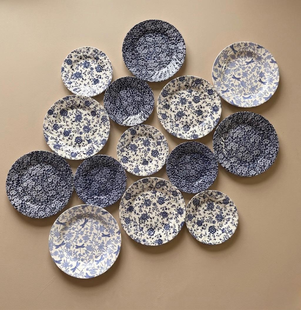 青と白の皿 - Etsy 日本