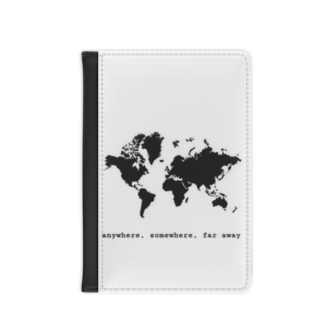 World Map Passport Cover - Etsy