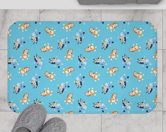 Bluey kids Bath Mat