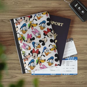 Disney Passport Cover, Travel Wallet, Vacation Accessory, Gift for Travelers, Fun Passport Holder