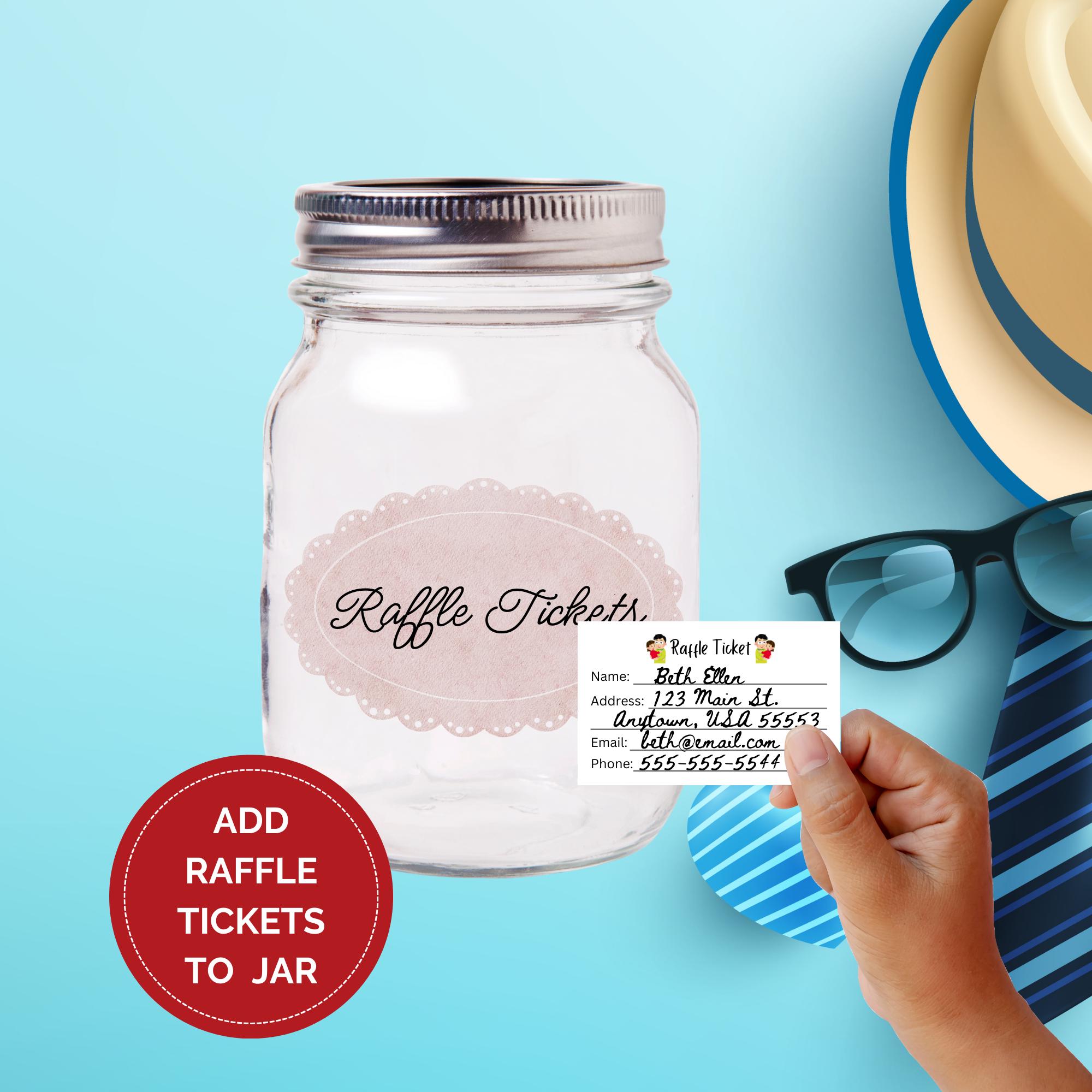 Pto Day Raffle Editable Fathers Day Raffle Ticket Template, Fundraising Event, School ...