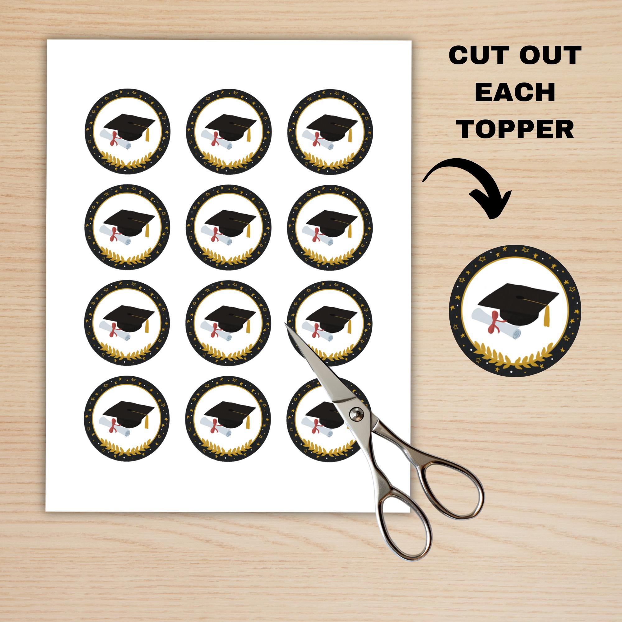 Printable Class of 1995 Cupcake Toppers, 30th Class Reunion Decor, High ...