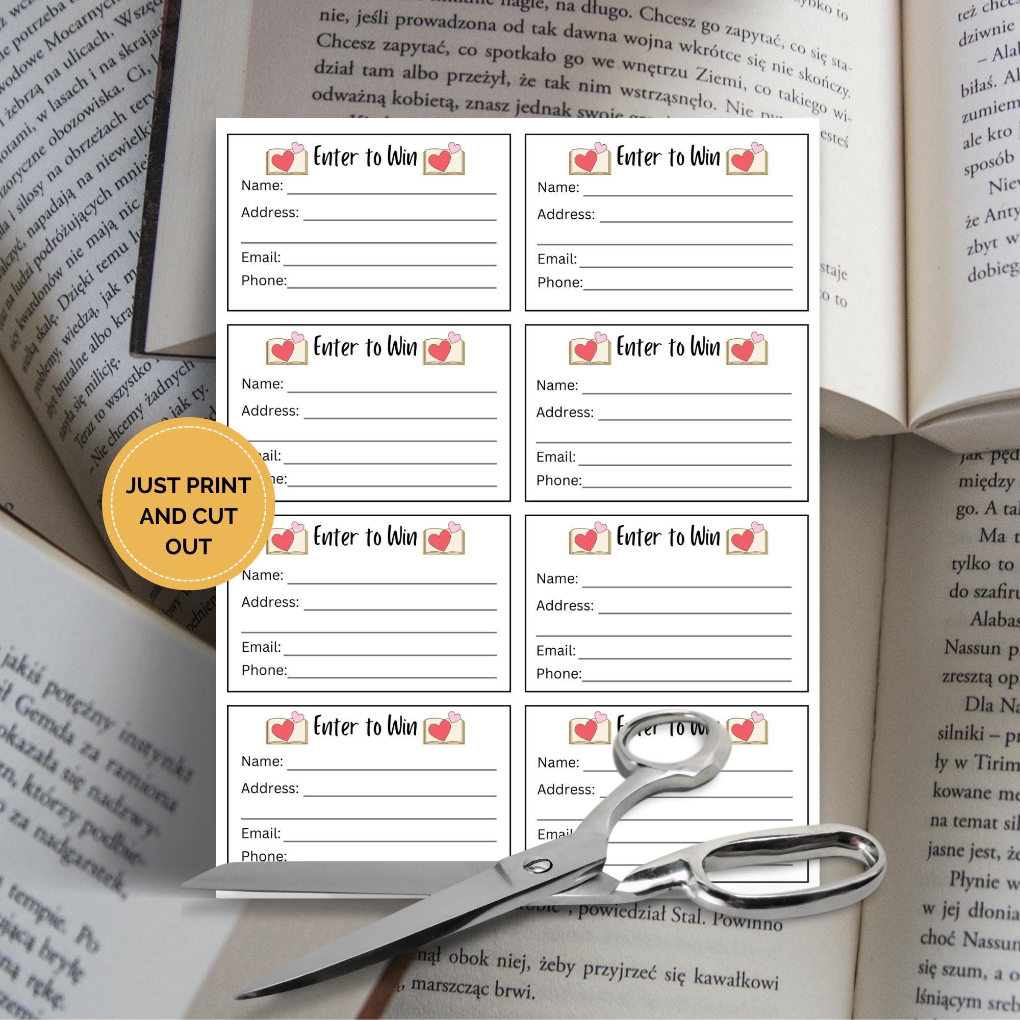 Book Raffle Table Sign Editable Book Raffle Ticket Template, Spirit Week Fundraising Event ...