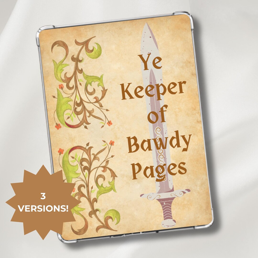 Printable Medieval Romantasy Kindle Insert for Clear Case - Compatible ...