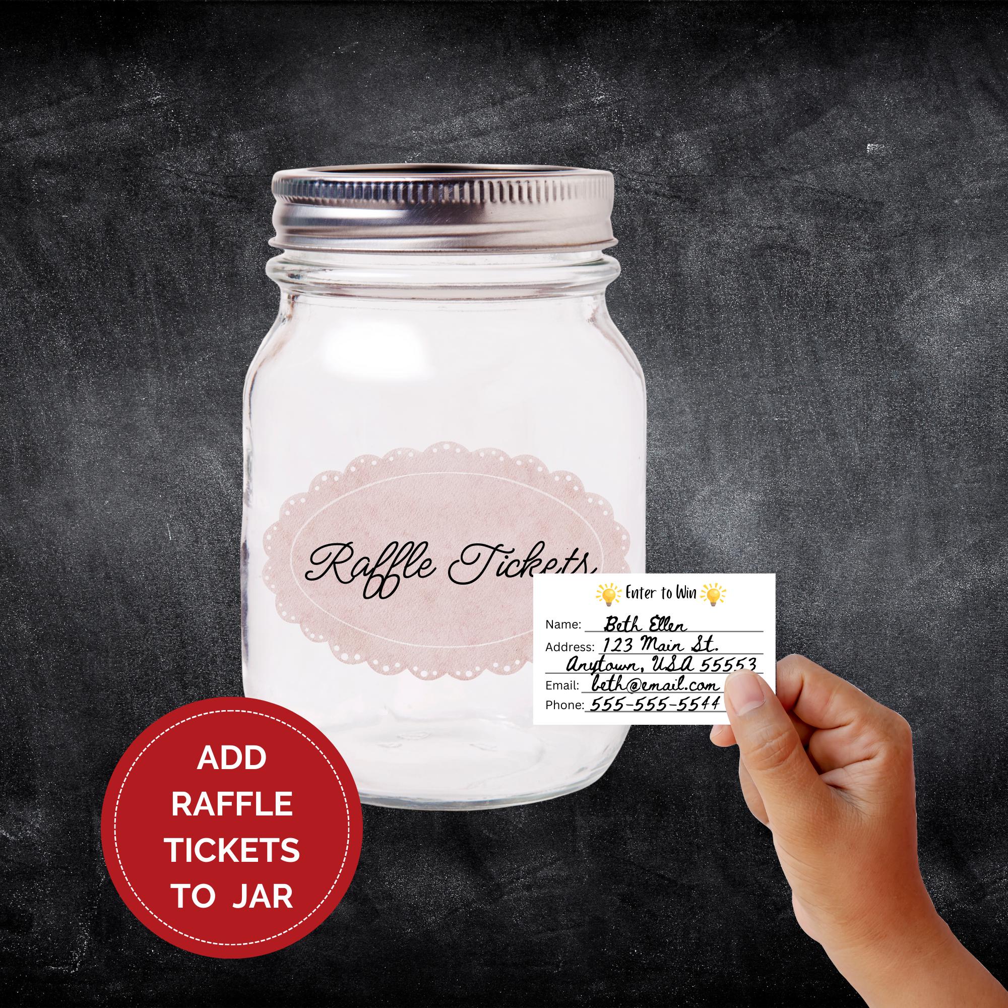 Editable Back to School Raffle Ticket Template, Fundraising Event ...