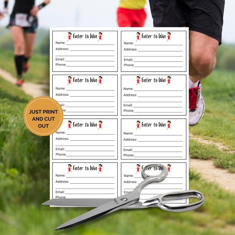 Editable Cross Country Raffle Ticket Template, Fundraising Event ...