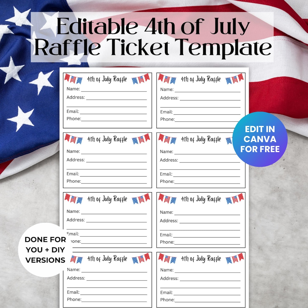 4th of july raffle results