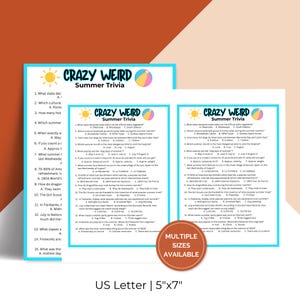 There are two sizes available, US Letter and 5x7 (2 5x7 cards per US Letter page). Both US Letter versions are shown on a geometric background.