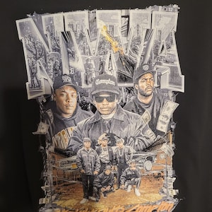 Chemise unisexe inspirée de la NWA
