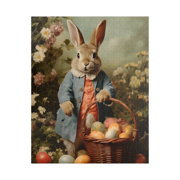 Vintage Easter Bunny Puzzle 252 or 520 piece