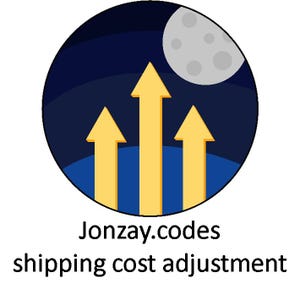 Jonzay.codes shipping cost adjustment
