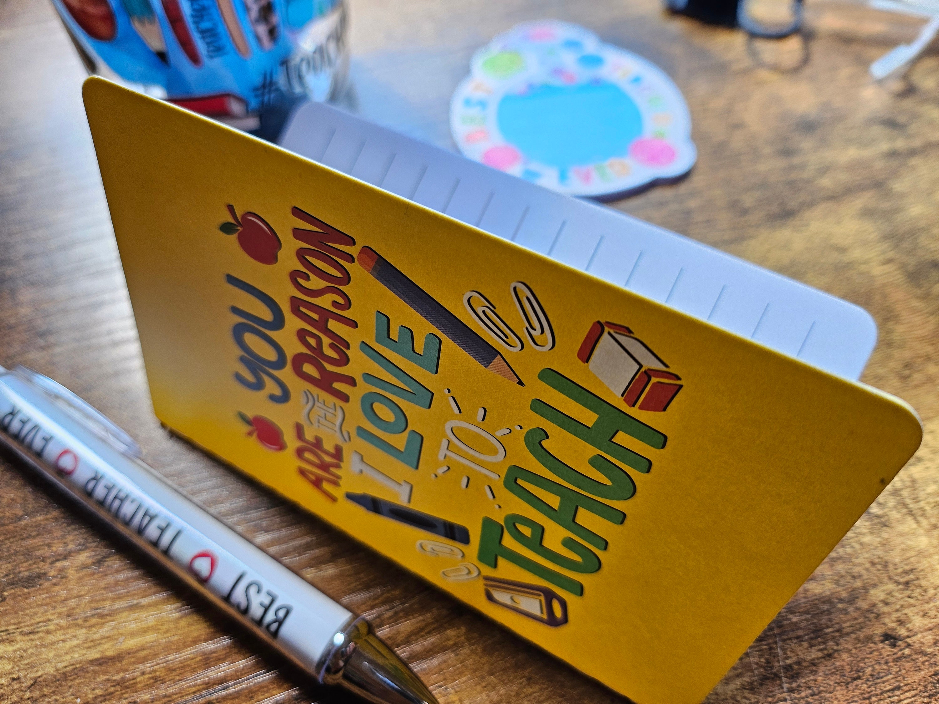 Rainbow Teacher Gift Personalized Teacher Glass Cup Thank You Teacher Appreciation Meaningful Teacher Gift Teacher Iced Coffee Cup Lid Straw