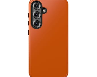 Orange Android Case, Pumpkin Spice Pixel 7 8 9 Pro Cover, Fall Galaxy S25 S24 Ultra Phone Case, Cozy Autumn Aesthetic Samsung or Google Case