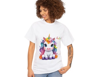 Unisex Shirt. Einhorn