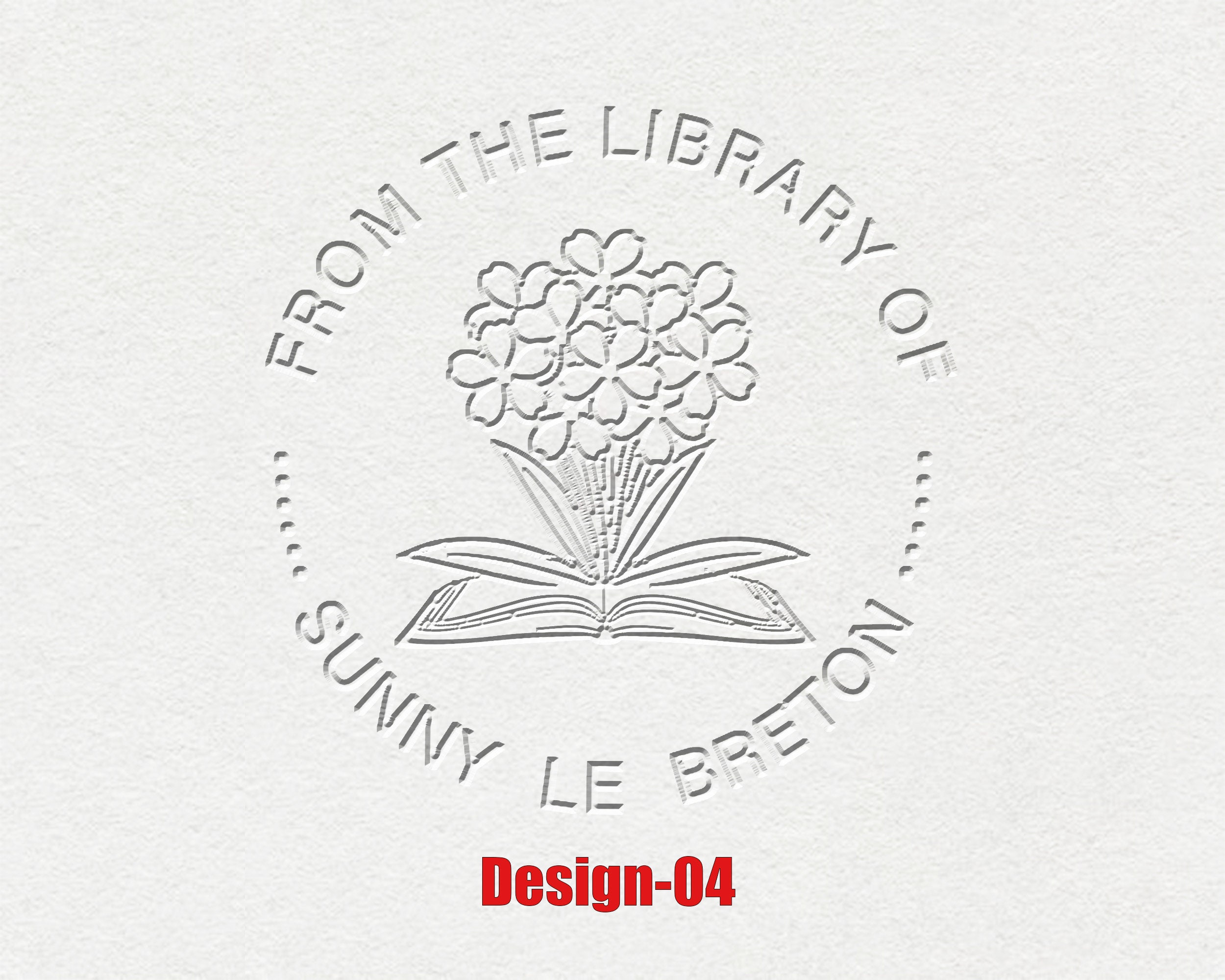 Book Embosser Personalized,custom Stamp Embosser,book Stamp,library