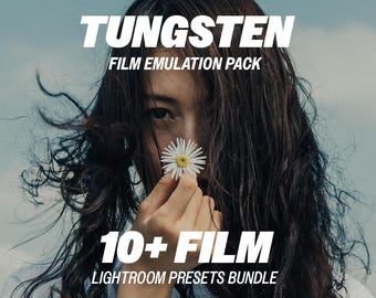 タングステンフィルム風Lightroomプリセット – 10種類以上のフィルムエミュレーションプリセット（モバイル＆デスクトップ対応、ビンテージカラー、フィルム風美学、レトロフィルター）