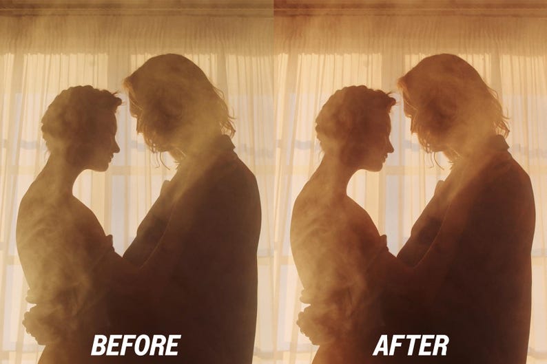 Puede incluir: Imagen en tonos sepia de dos siluetas enfrentadas, con los textos &laquo;ANTES&raquo; y &laquo;DESPU&Eacute;S&raquo; en la parte inferior. Las figuras est&aacute;n frente a una ventana con cortinas transparentes, creando un efecto de luz suave y difusa.