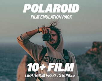 ポラロイドフィルム風Lightroomプリセット – 10種類以上のフィルムエミュレーションプリセット（モバイル＆デスクトップ対応、ビンテージカラー、フィルム風、レトロフィルター）
