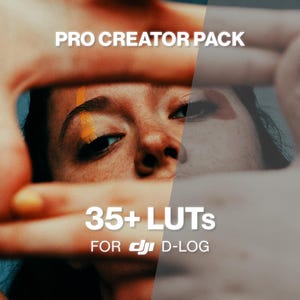 Pro Creator LUT-Paket für DJI D-Log | Über 35 professionelle LUTs für Log & Rec.709