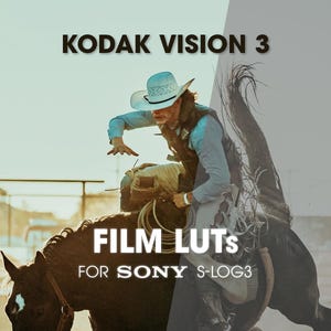 ソニーS-Log3用コダックフィルムLUT | LogおよびRec.709用Vision 3フィルムエミュレーションLUTパック | DaVinci Resolve、Premiere、CapCut、Final Cut