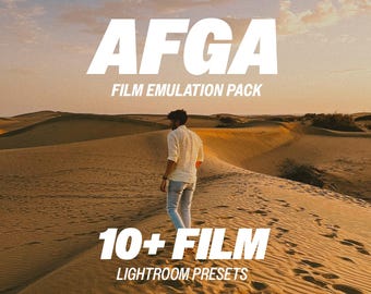 AFGA Film Lightroomプリセット – 10種類以上のフィルムエミュレーションプリセット（モバイル＆デスクトップ対応、ビンテージカラー、フィルム風美学、レトロフィルター）