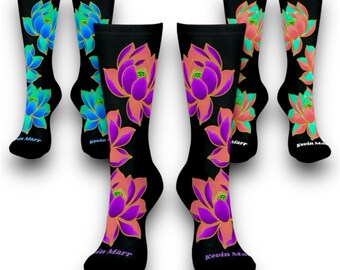 Calcetines de flor de loto: arte del tatuaje japonés de Kevin Marr