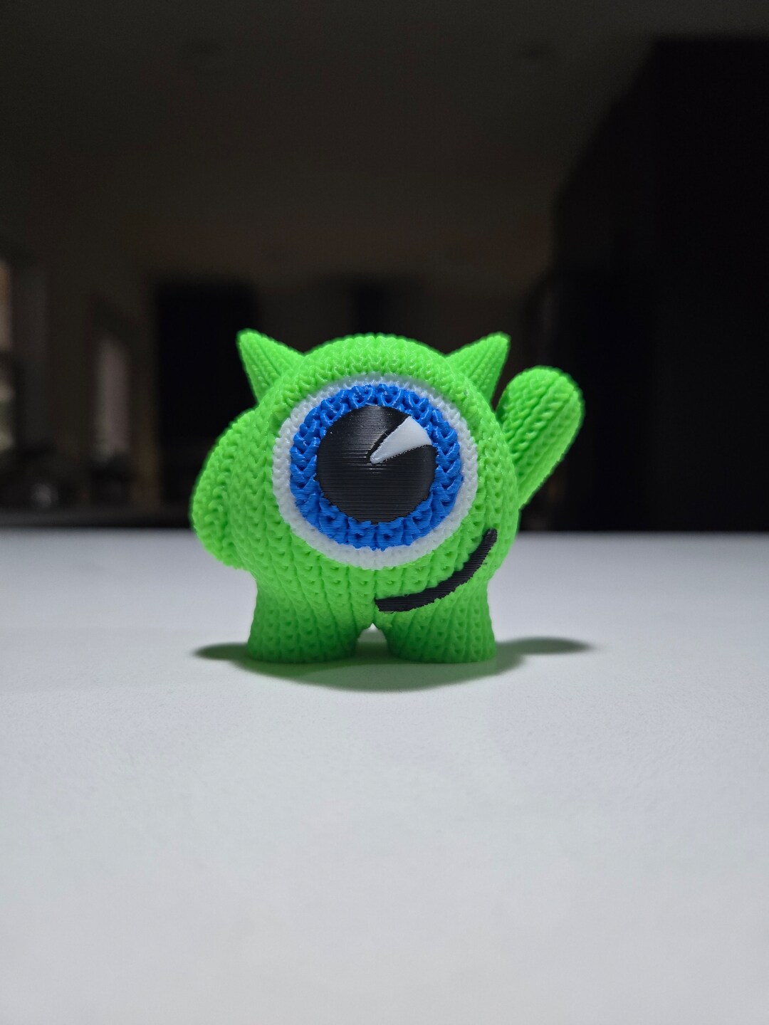 3D Printed Mike Wazowski Crochet - Etsy