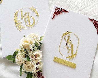 Luxury Nikkah Certificate, Personalized Nikkah Contract, Islamic Wedding Contract, Nikkah Nama, Muslim Marriage Certificate, Islamic Wedding