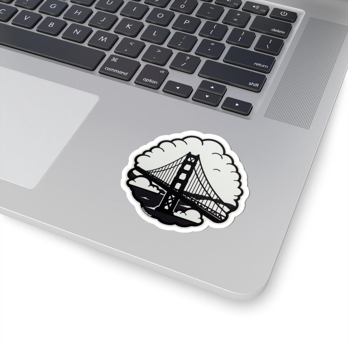 Bridge Sticker Golden Gate Bridge B&W Sticker - Etsy