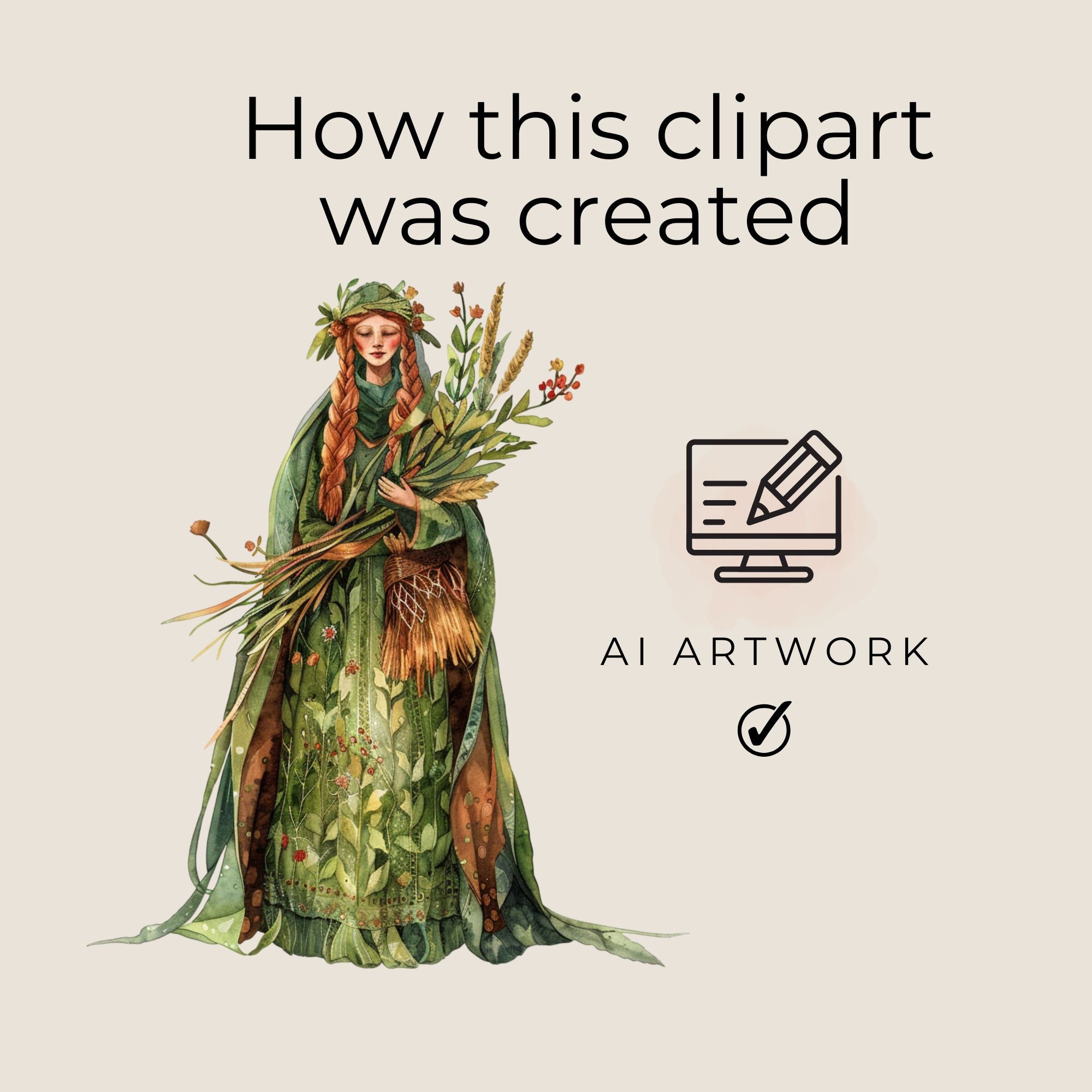 Imbolc Yarn Clipart Pack: Pagan Witchcraft Graphics (commercial Use) - Etsy