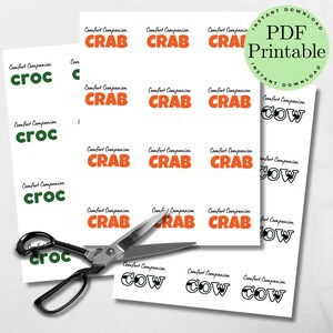 Cadeaukaartjes emotionele steun: afdrukbare dierenontwerpen (bewerkbare pdf) afbeelding 5