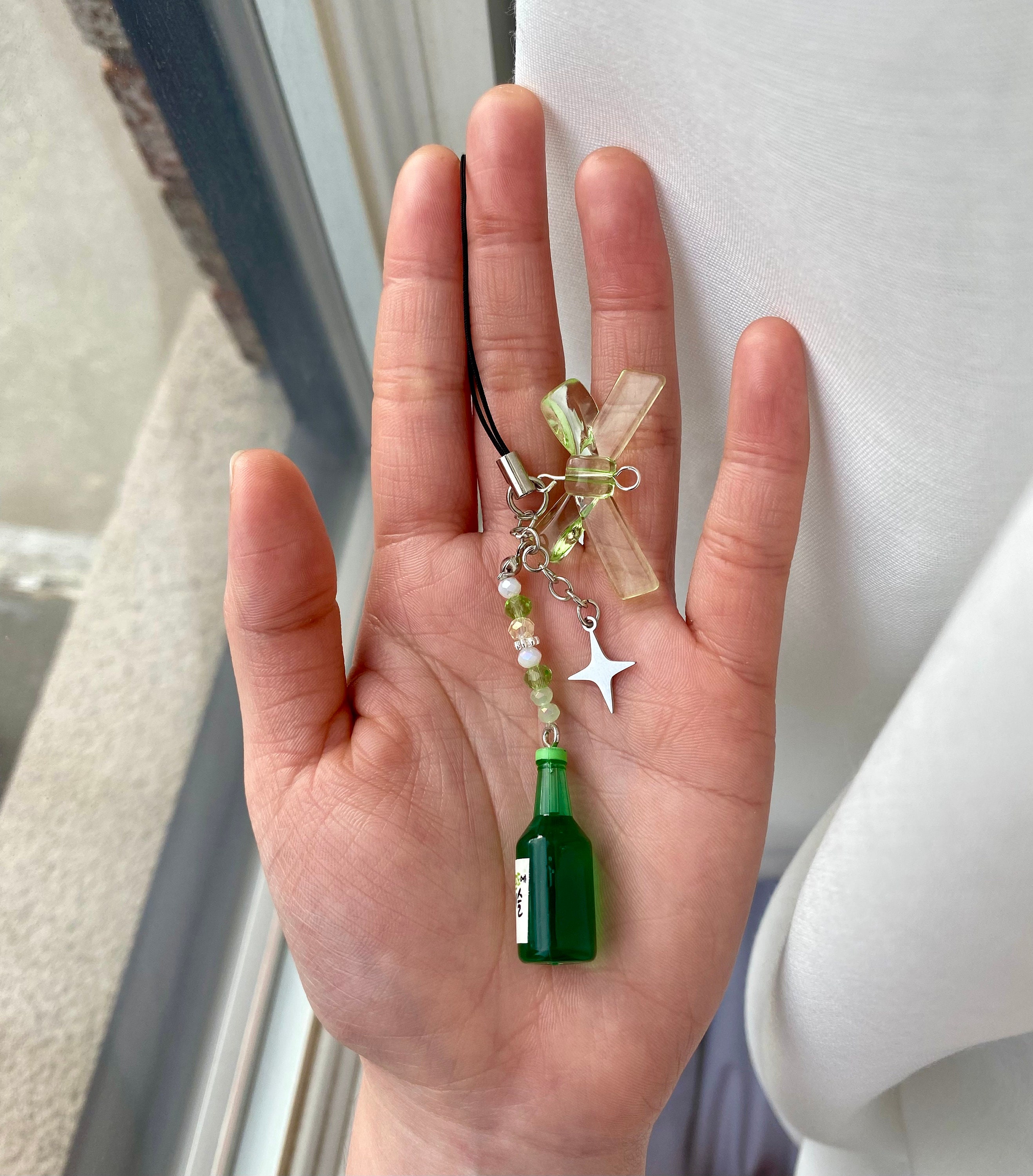 Y2K Green Sojuinspired Phone Charms Cute & Adorable Original Green