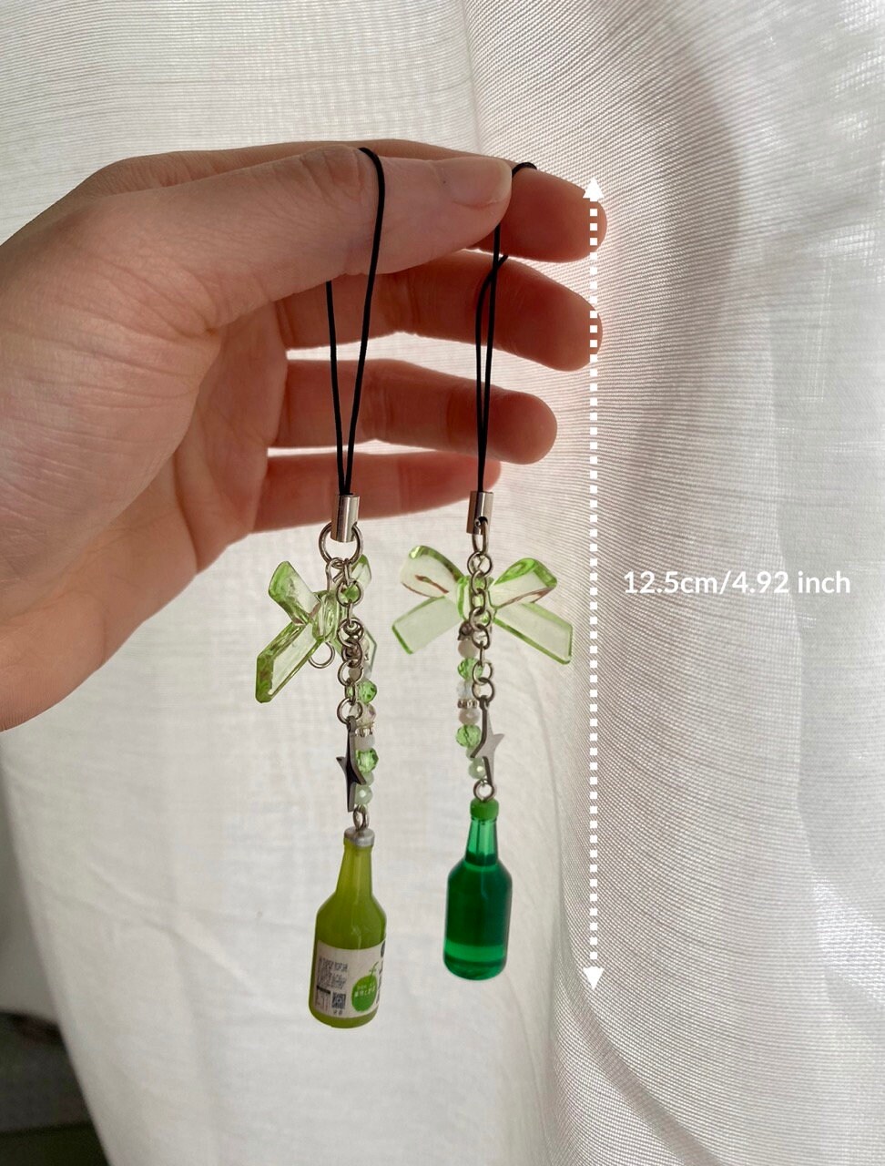 Y2K Green Sojuinspired Phone Charms Cute & Adorable Original Green