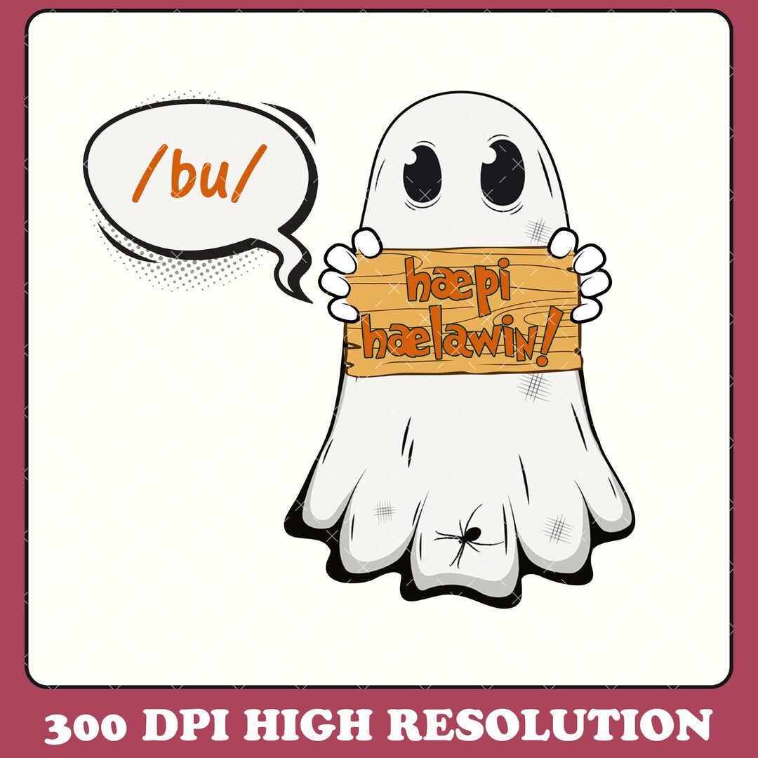 Boo Speech Therapy Halloween PNG, Funny SLP Halloween Digital Download ...