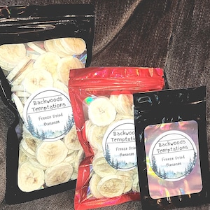 Freeze Dried Fruit - Bananas - Snack - Smoothies - Easy on the go snack
